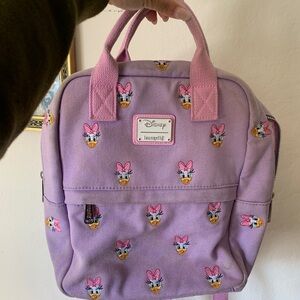 Rare Daisy Embroidered Disney Loungefly Backpack